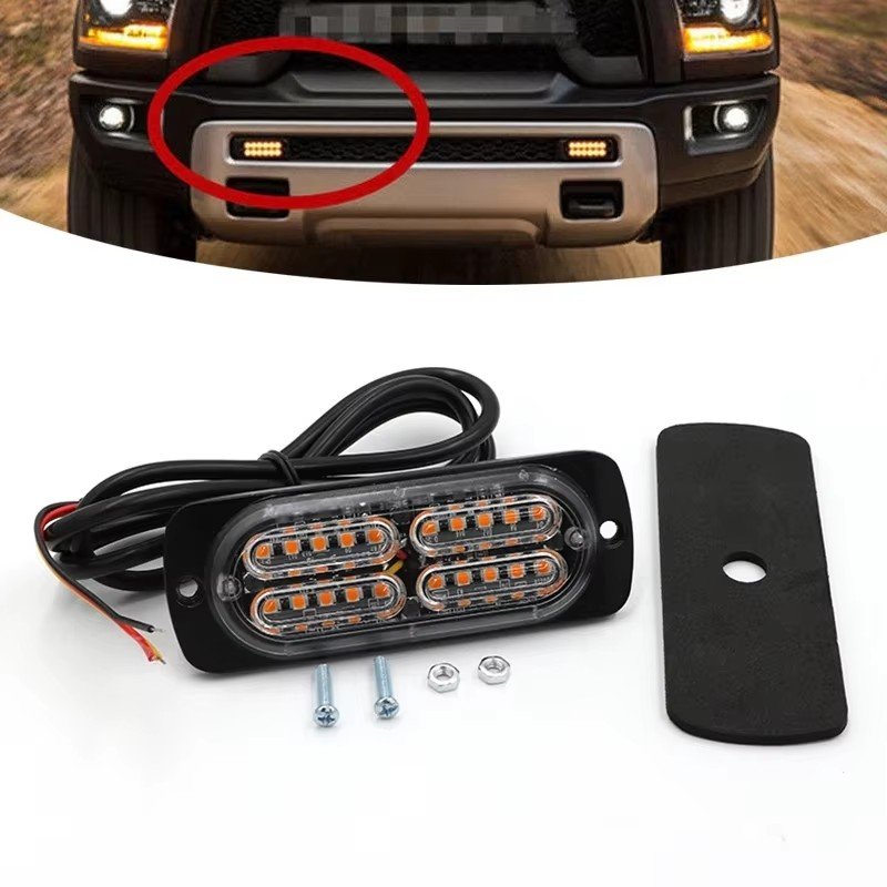Super Bright 20LED 12V Warning Strobe Lights Car Light Accessories for Truck Vehicle Flash Side Marker LED Lights