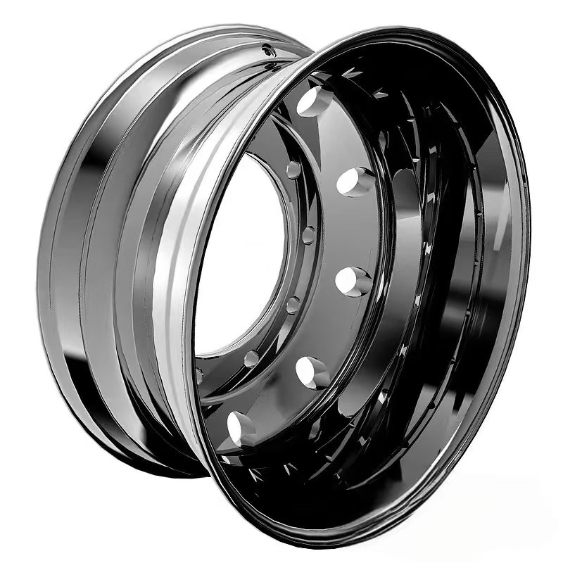 Forged Aluminum Alloy Tubeless Truck and Bus Wheels 22.5X8.25Truck and Bus Wheel Rim for Size 11R22.5