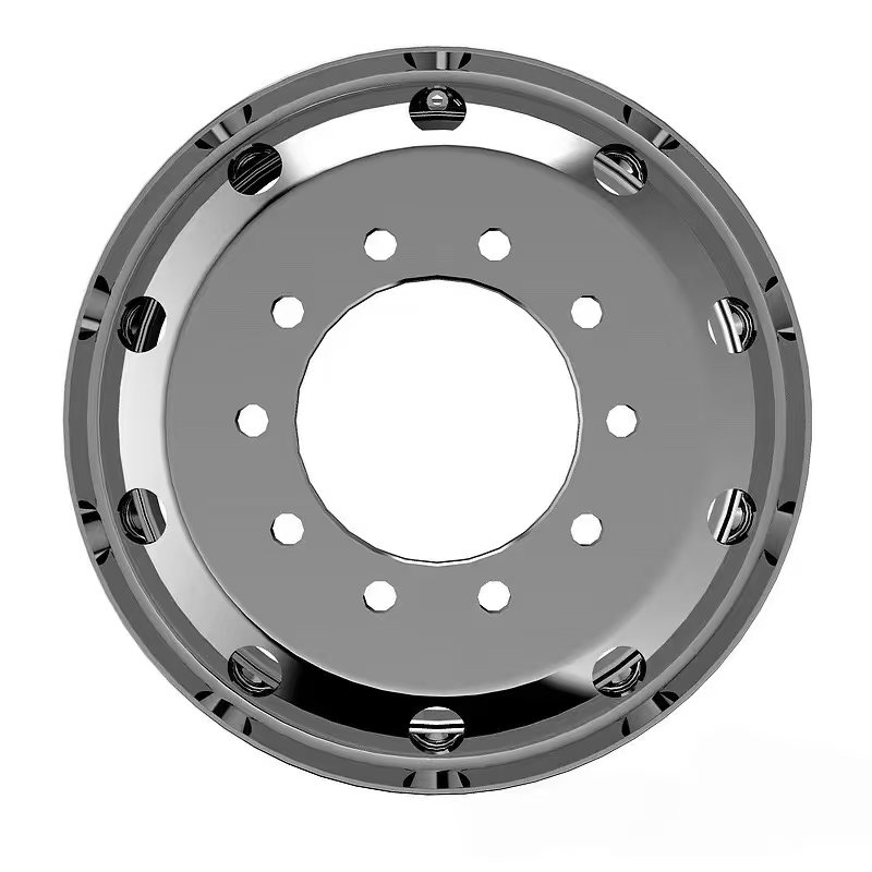 Forged Aluminum Alloy Tubeless Truck and Bus Wheels 22.5X8.25Truck and Bus Wheel Rim for Size 11R22.5