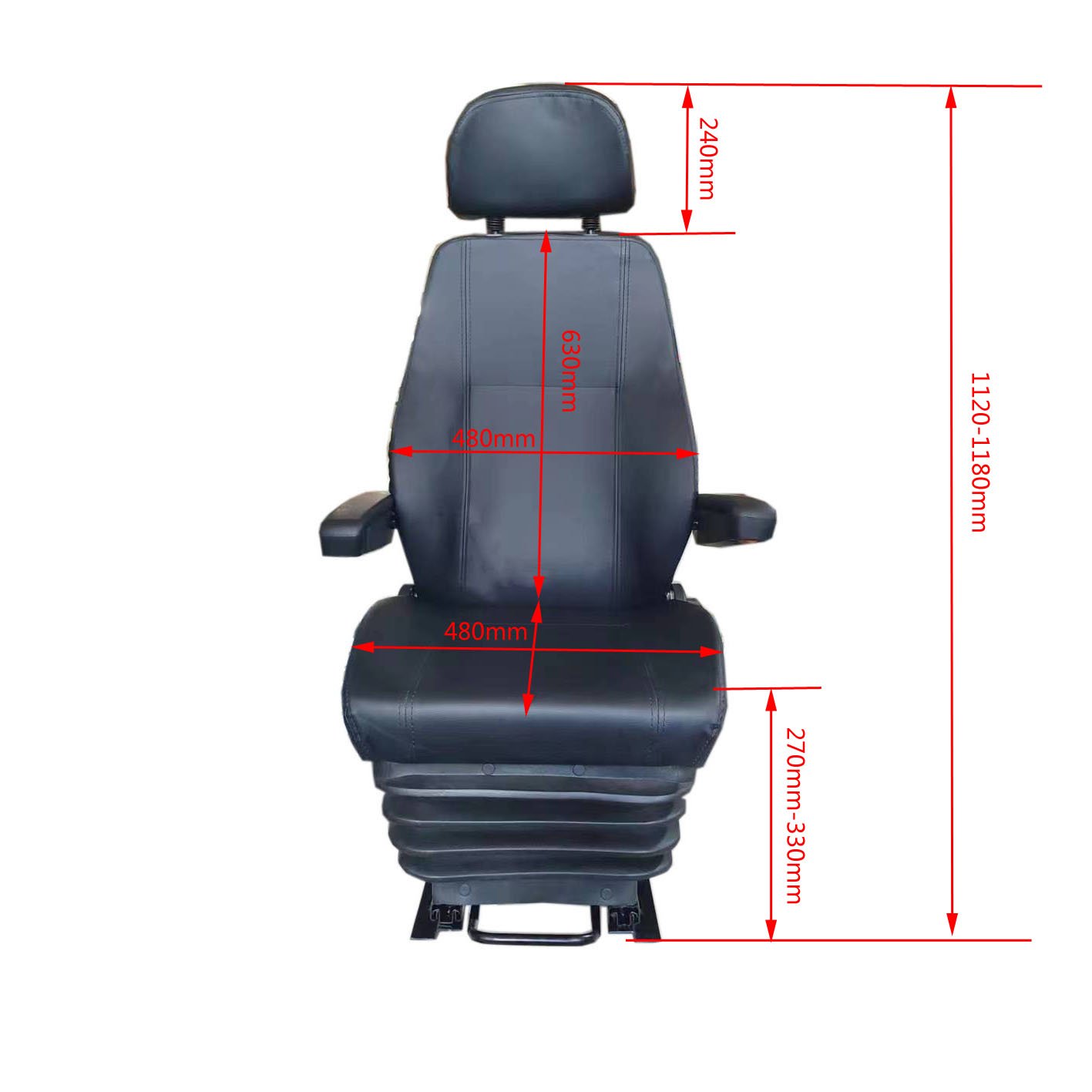Universal ODM / OEM Engineering Vehicle Seat Driver Seats Bus/Truck Seat