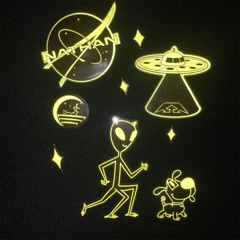 Hi Vis Reflective Motorcycles Helmets Sticker Reflex Super Brightness for Decoration
