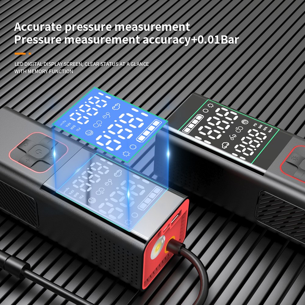 Wireless Handheld Inflation Car Tyre Pump Air Compressor Car Electric Air Pump Mini Portable Air Pump for Car Tires
