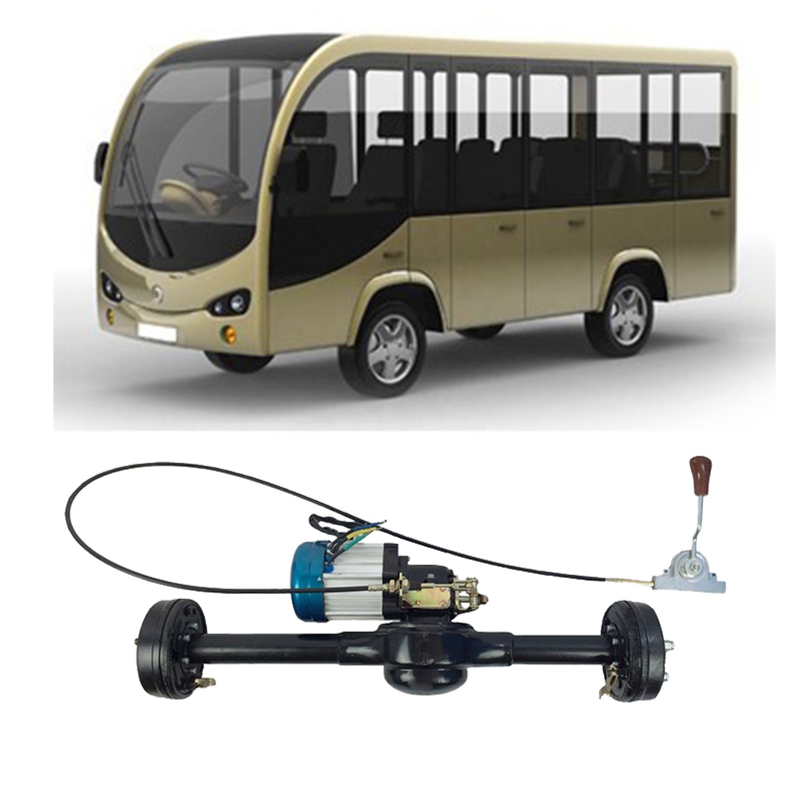 Electric Motor Drive Rear Axle Tricycle Transmission Motor