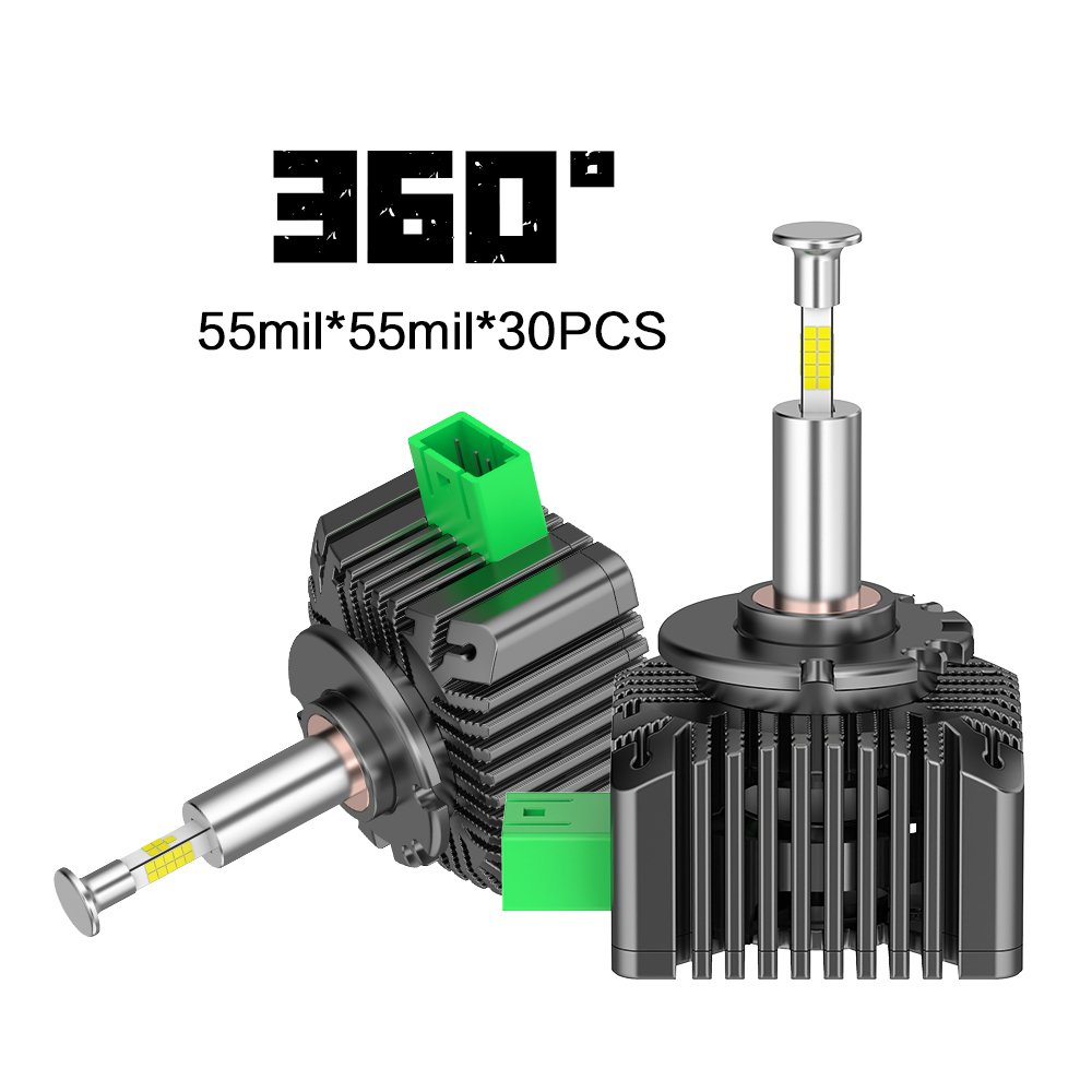 360 D Series LED Headlight 150W 25000 LM Super Bright D1S D2S D3S D4S D5S D8S Lamp Conversion Kit 6000K White for Car