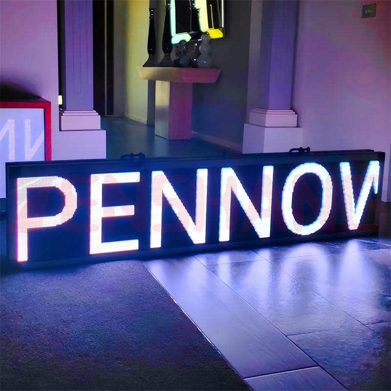 Red Green Blue White Green Led Car Display Scrolling Text Phone Numbers Slogan Screen Programmable Mini Size Led Message Board