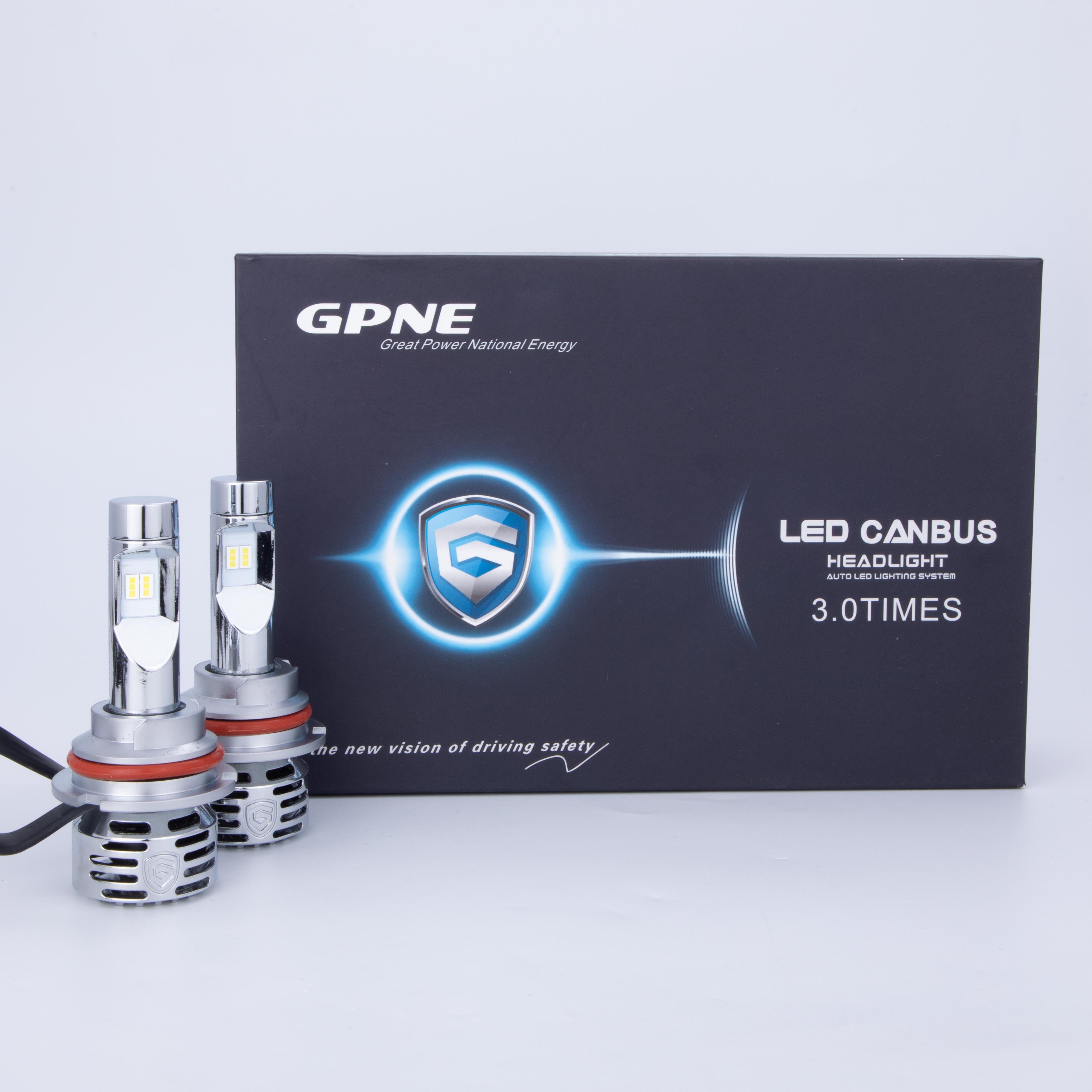 GPNE High Quality R1 Car Led Headlights Car Bulbs 6000k CSP Chip 9006 9005 H1 H4 H7 6000LM Led Headlight