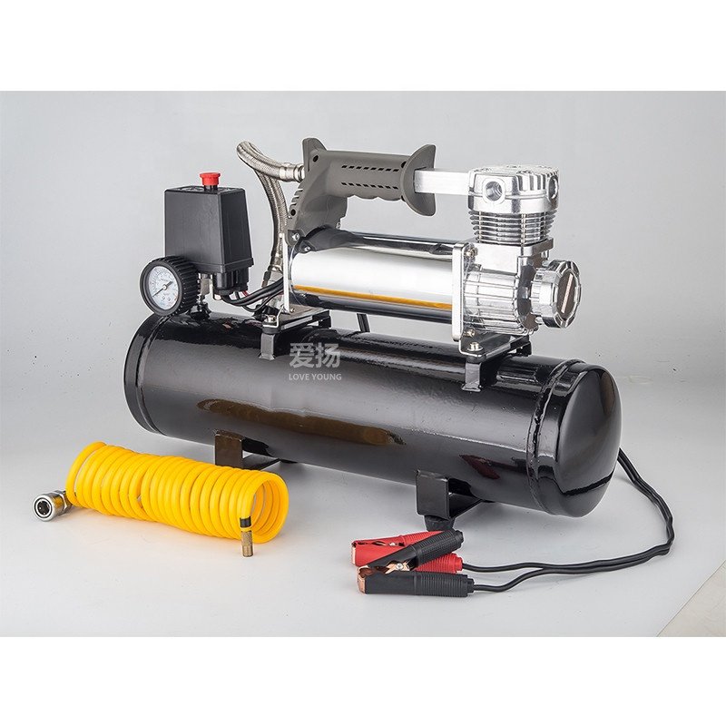 Heavy-duty High-flow Tire air Pump Compressor with air tank for Dust Blowing Tyre Inflator
