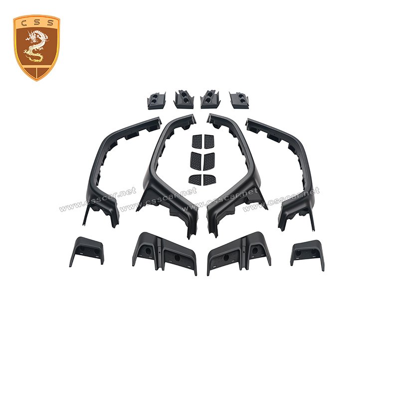 Car Accessories PP Material Front Bumper Lip Assembly Grilles Rear Wheel Arch Bodykit For Mercedes Bens W464 B Style Body Kit