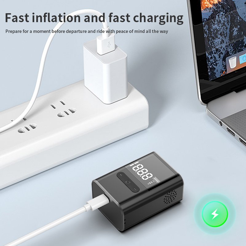 Car Air Compressor Automatic Rechargeable Wireless/wired Inflatable Tire Inflator Digital Portable Car Air Pump for Car Bicycle