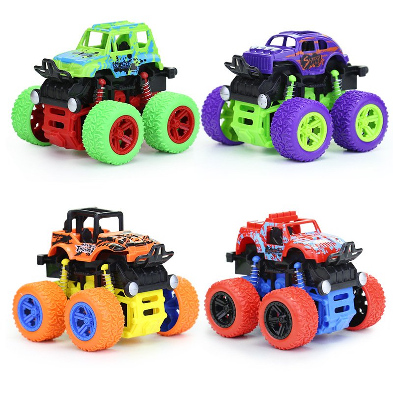 2024 Hot Selling Children's Toy Car Inertia 4wd Off Road Vehicle 360 Rotation Toy Trucks Friction Toy for Kids