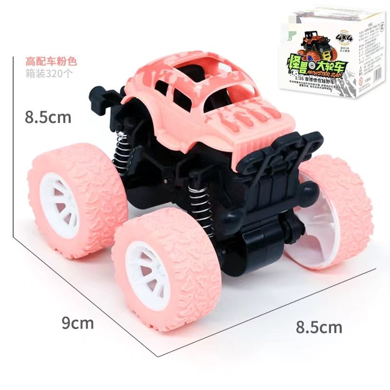 2024 Hot Selling Children's Toy Car Inertia 4wd Off Road Vehicle 360 Rotation Toy Trucks Friction Toy for Kids
