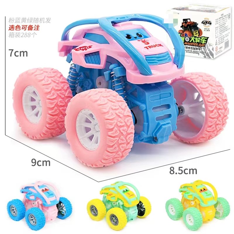 2024 Hot Selling Children's Toy Car Inertia 4wd Off Road Vehicle 360 Rotation Toy Trucks Friction Toy for Kids