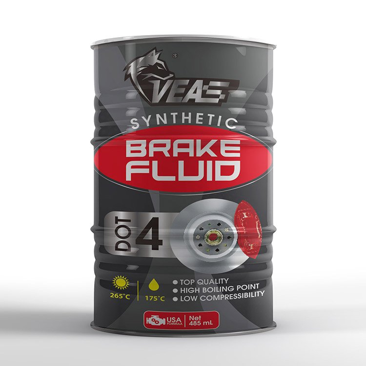 Veas Hot Sale 200L Big Drum Brake Fluid DOT 4 Use Car Moto Brake Fluid