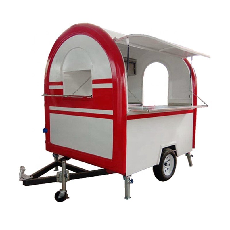 New Design Weifang Newwin Mobile Kiosk on Wheels Street Food Trailer Mobile Food Cart Donut Food Truck for Sale