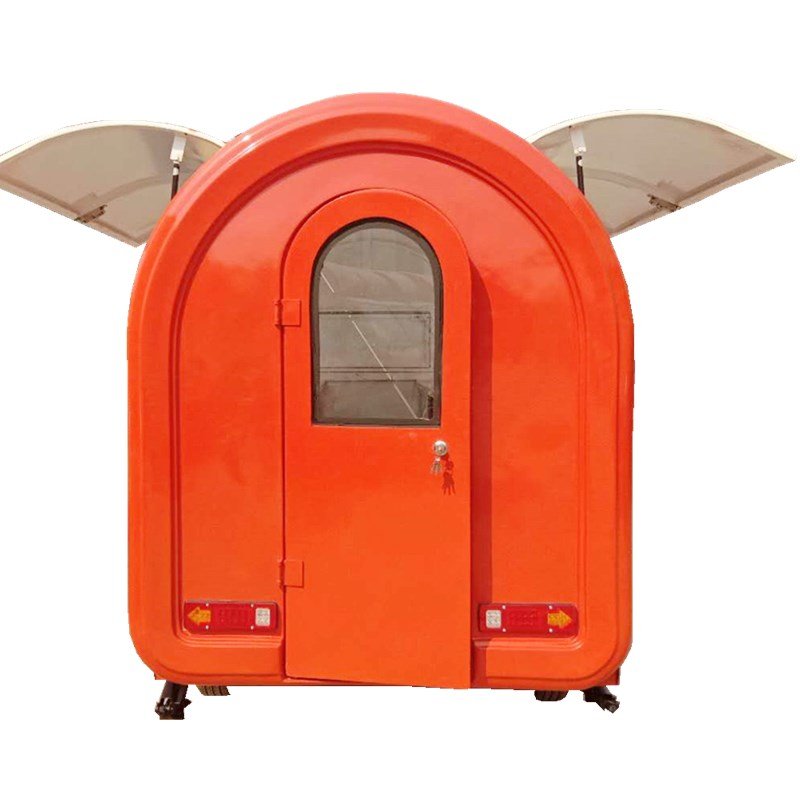 New Design Weifang Newwin Mobile Kiosk on Wheels Street Food Trailer Mobile Food Cart Donut Food Truck for Sale