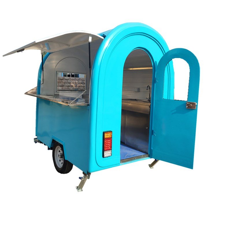 New Design Weifang Newwin Mobile Kiosk on Wheels Street Food Trailer Mobile Food Cart Donut Food Truck for Sale