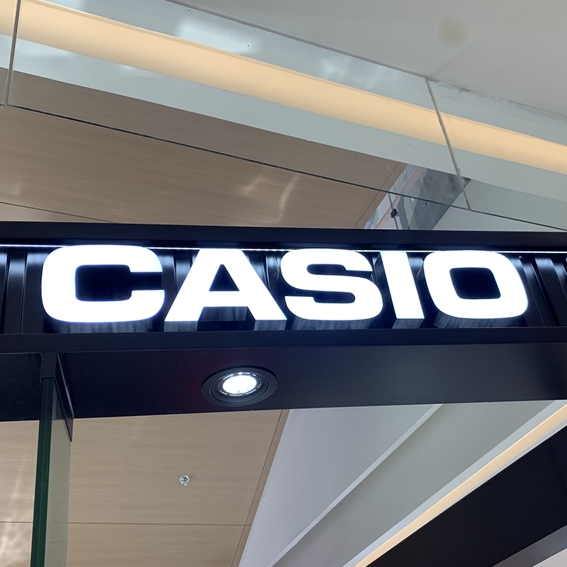 Design Store Signage Electronic Logo Name Outdoor Brand Building Hours Illuminated Stainless Company Board Acrylic Signs Custom