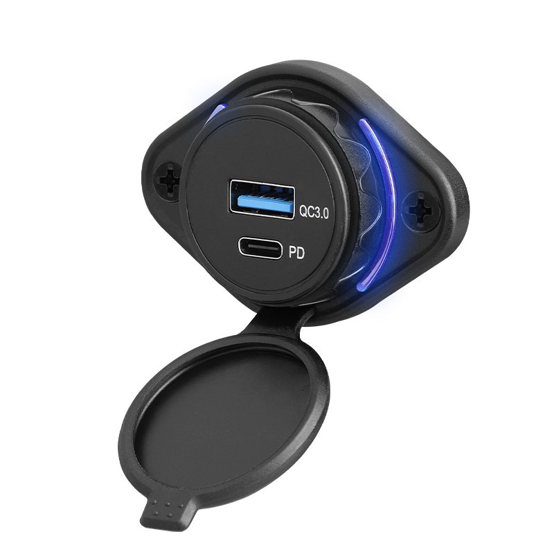 OEM ODM USB Bus Charger 12 24V Dual Usb Port Bus Charger Bus USB Charger Ports Pd Type C