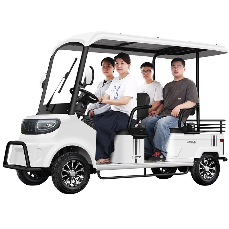 Minibus M8 Disabled Mobility Scooter Electric Four Wheel Scooter Four Seater Scenic Area Sightseeing Electric Scooter