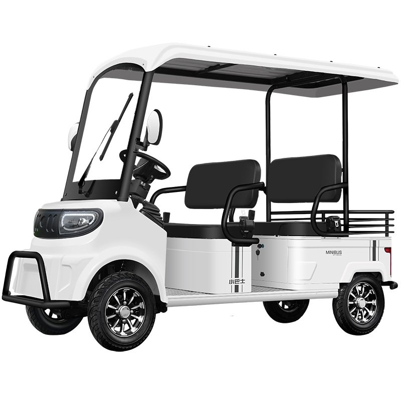 Minibus M8 Disabled Mobility Scooter Electric Four Wheel Scooter Four Seater Scenic Area Sightseeing Electric Scooter