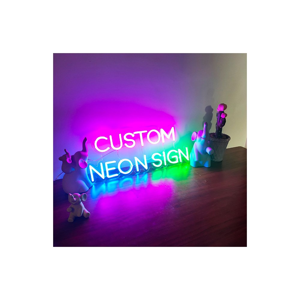 Custom LED Neon Light Sign Acrylic Indoor Advertising Sign for Wedding Party Decoration and Company Use Custom Neon Lighting
