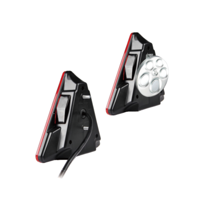12-24 V Magnetic Truck Heavy Car LED Triangle Compact Taillight Tail Lamp Rear Lights License Plate Light Brake Light