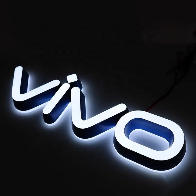 Channel Acrylic Sign Board Light logo Acrylic Letters 3d Outdoor Lighting Signs Signage 3D logo Phone Store