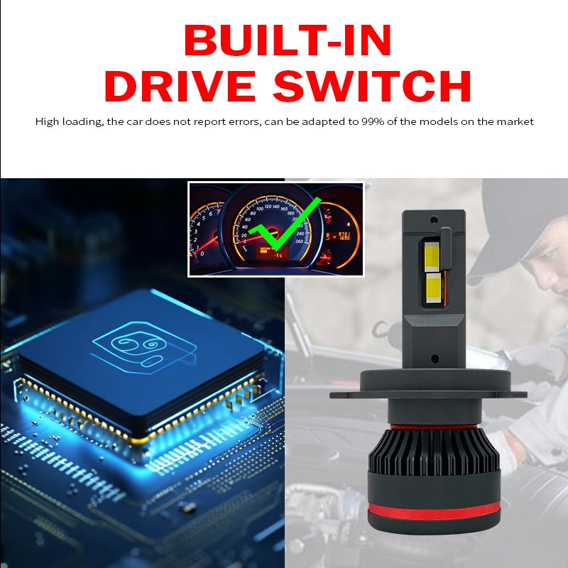 50W 4800LM H1 H4 H7 LED Headlight H8 H9 H11 9005 HB3 9006 HB4 Car Light Bulb 6000K 12V Car Headlamp