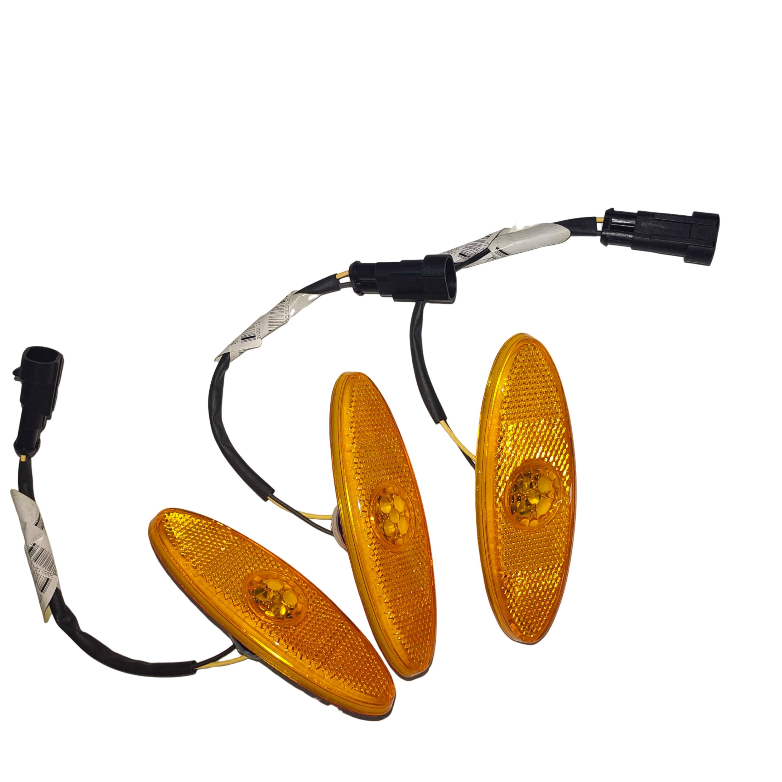 Oem Odm Higer Corner Side Marker Lights Outline Lamp Truck Bus 24v Outline Led Light Lamp Yellow Red Bus Lights