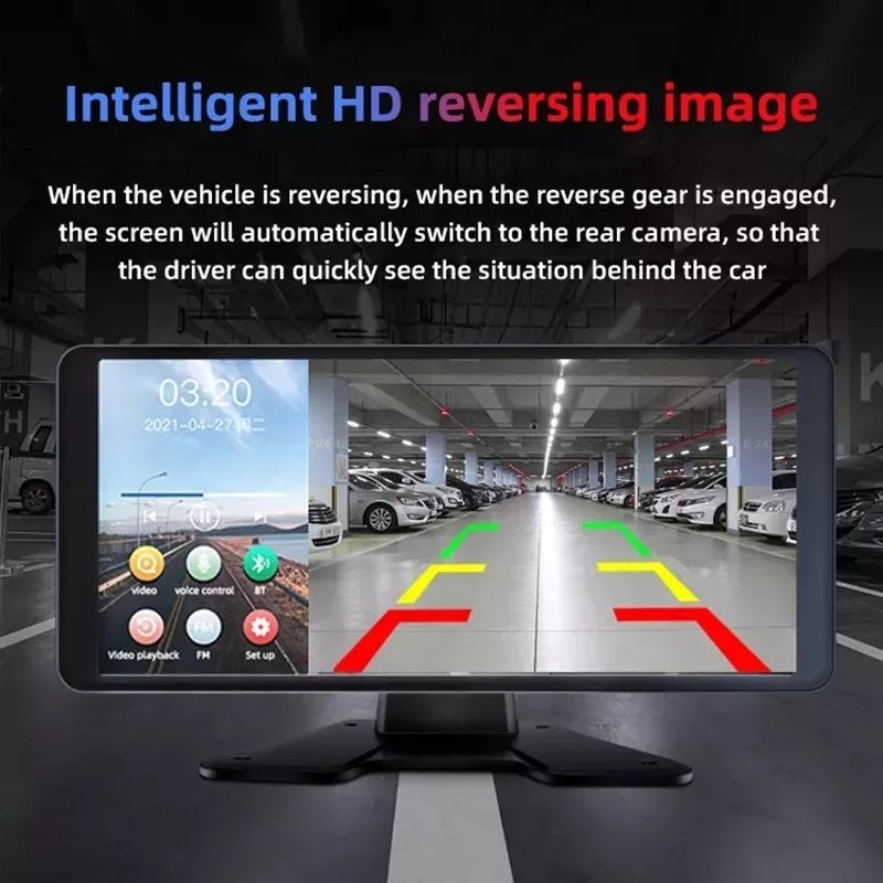 IP68 Waterproof Car Monitor Screen 10.36 Inch Full-Touch Car DVD Player Truck Bus Camera System
