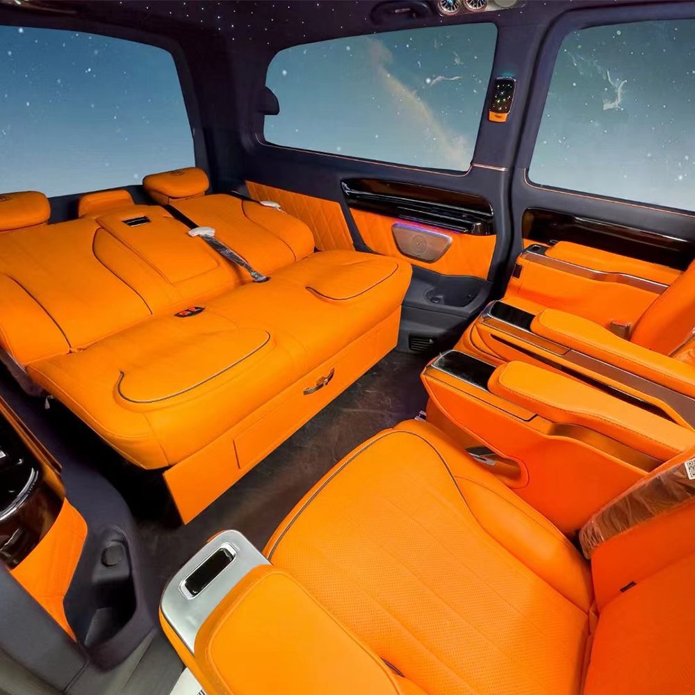 Car Interior Accessories Modify Kit Luxury Seat Rear Table for Van Electric Van Seat for Mercedes Benz V-class VITO Sprinter Seat