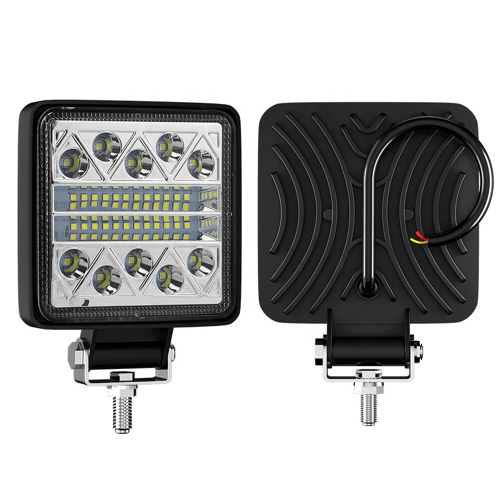 DXZ 4inch 34LED Work Light 12v 24v for Off Road Truck Bus Boat FogLight Car Light Assembly Driving Lights