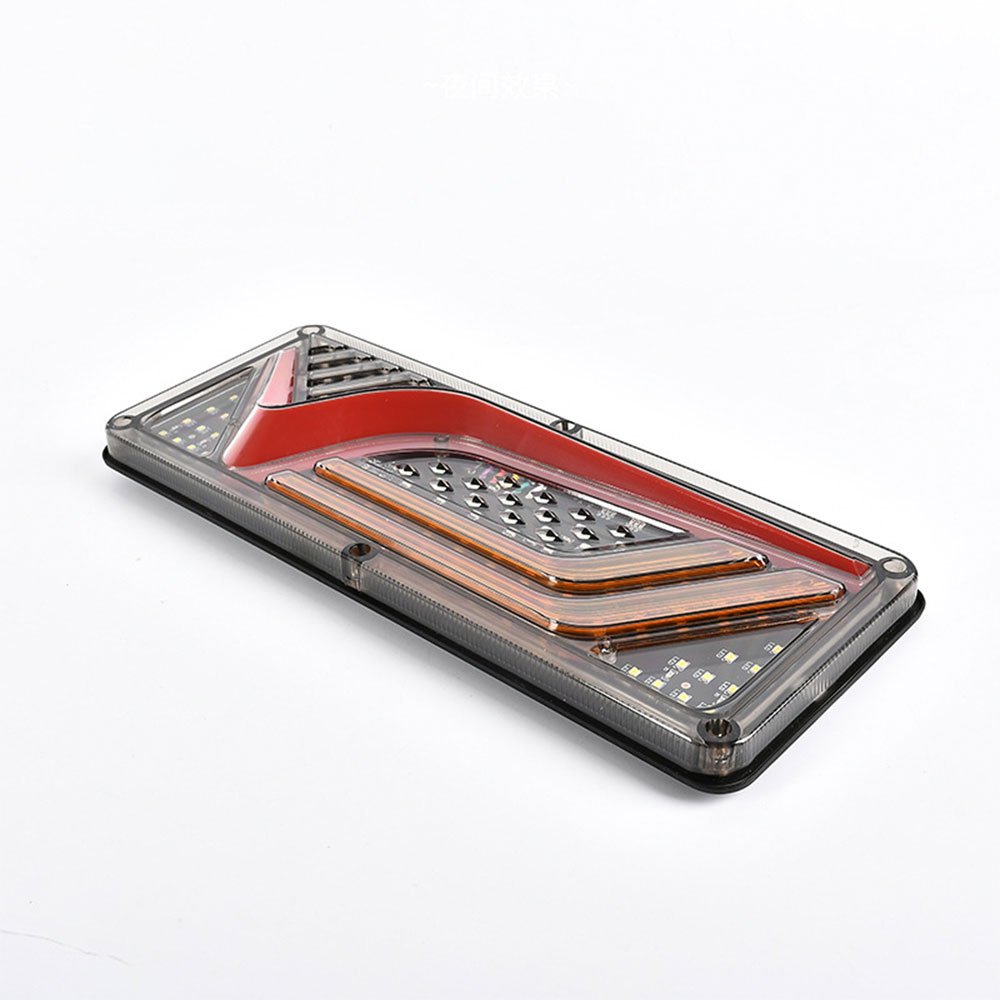 12/24V Dynamic LED Truck Tail Light Turn Signal Rear Brake Lights Reverse Signal Lamp Trailer Lorry Bus Camper Caravan