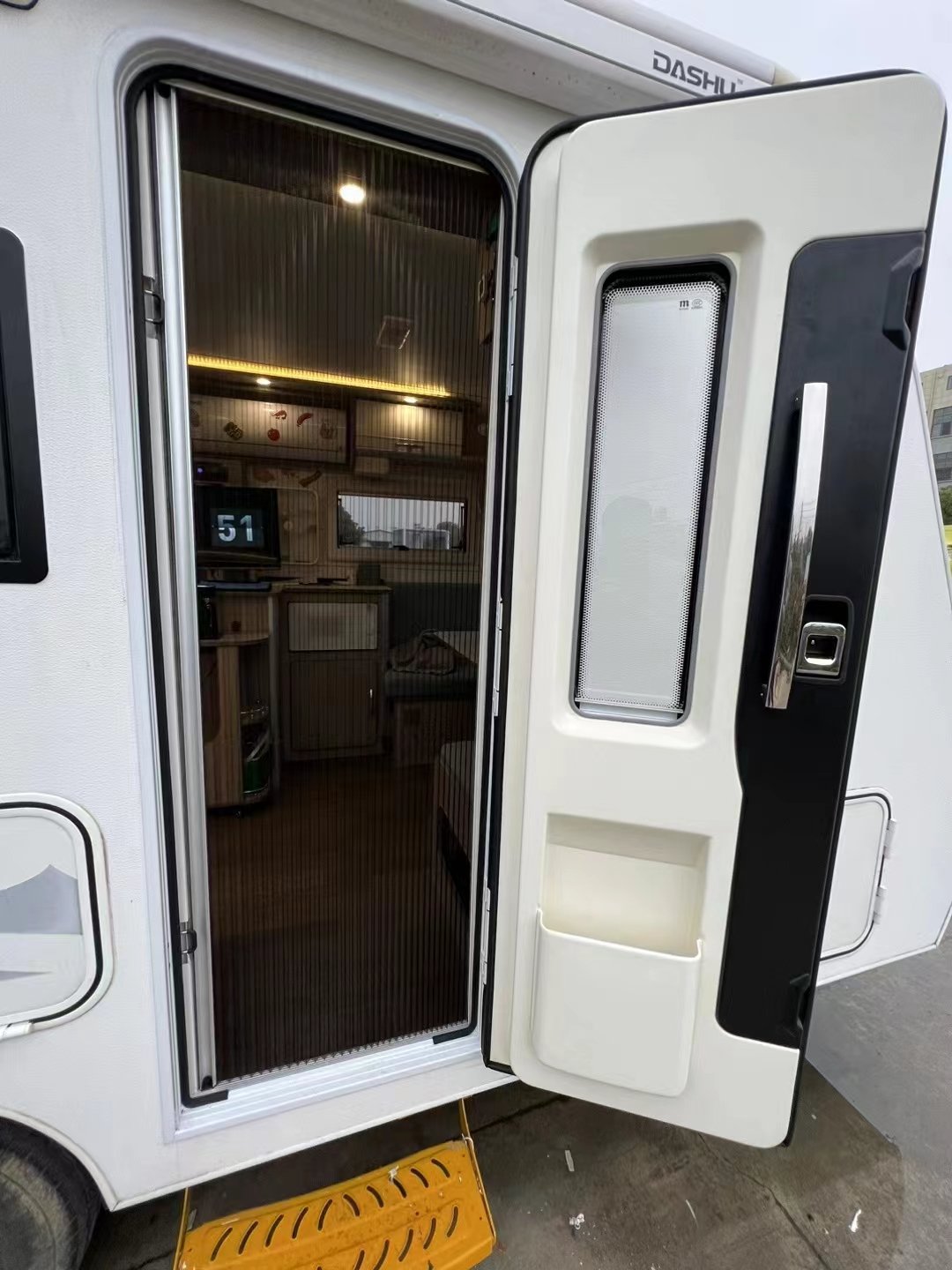 MAYGOOD Newest European Style RV Entry Door for Motorhome,caravan and Trailer Etc.