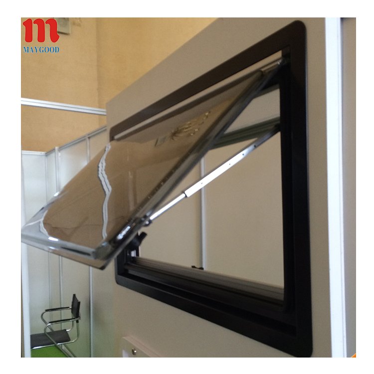 MG16RW450*500mm Bus Side Glass Acrylic Rv Rv Sliding Window