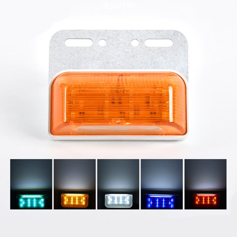 Light, Red Light, Truck Warning Light White Blue Green 24V Truck Width Indicator Light, Rear Decoration, Universal 1 Month