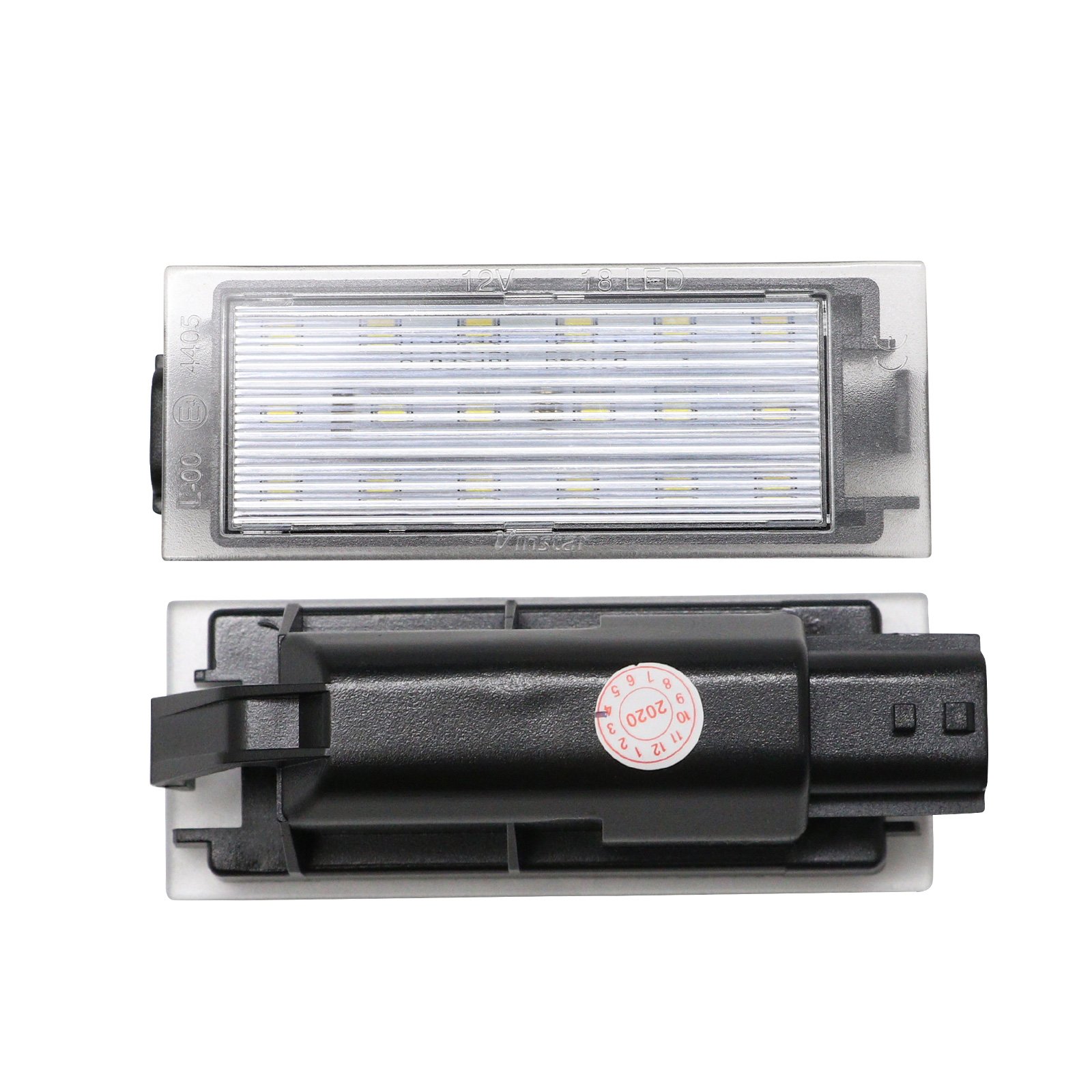 Factory 3X Bright Car Lights LED License Number Register Plate Light Lamp for Renault Clio Kadjar Kangoo Laguna Twingo Master