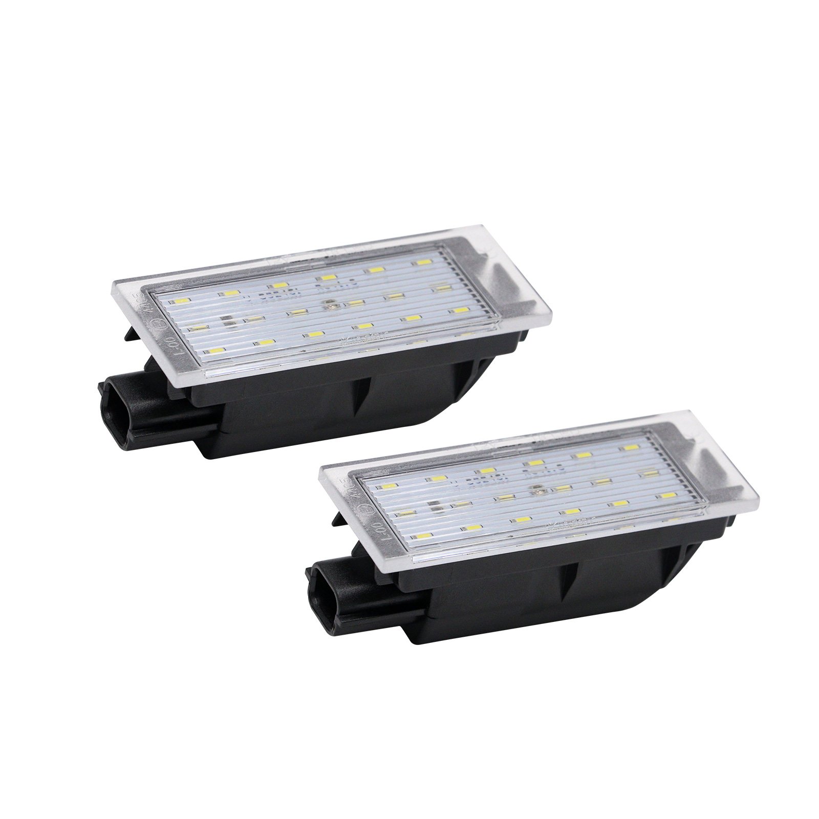Factory 3X Bright Car Lights LED License Number Register Plate Light Lamp for Renault Clio Kadjar Kangoo Laguna Twingo Master