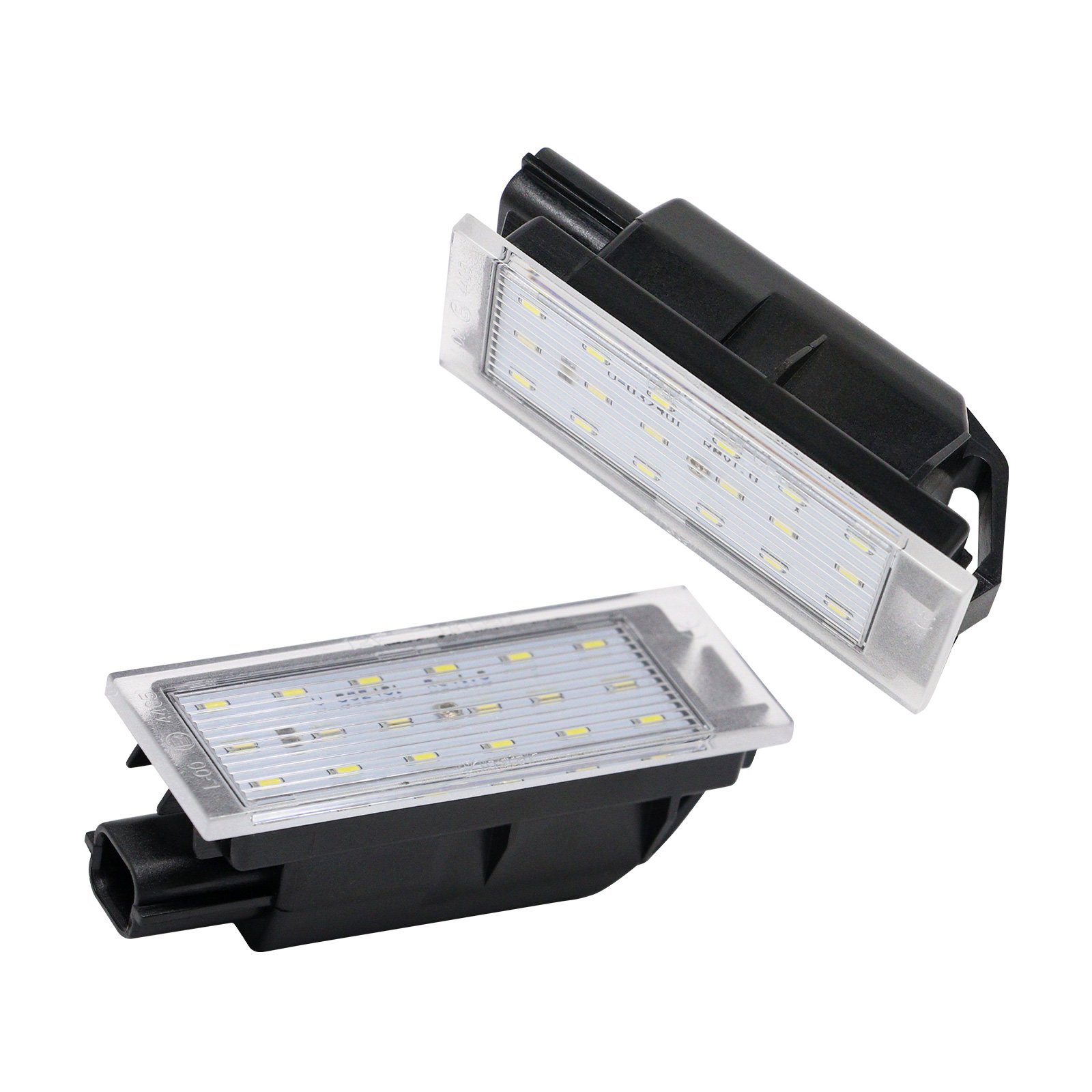 Factory 3X Bright Car Lights LED License Number Register Plate Light Lamp for Renault Clio Kadjar Kangoo Laguna Twingo Master