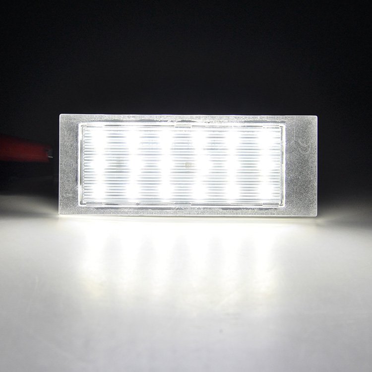 Factory 3X Bright Car Lights LED License Number Register Plate Light Lamp for Renault Clio Kadjar Kangoo Laguna Twingo Master