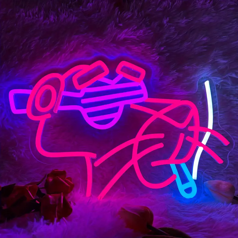 Rebow Fashion Custom Shop Letter Rgb Colorful Flex Led Custom Neon Sign Light for Wall Outdoor Internet Cafes Bar