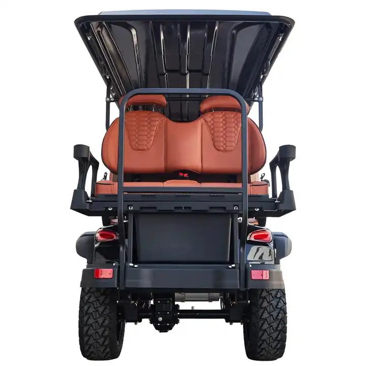 Factory 4+2 Seat Off Road Sightseeing Bus Club Car Electric Lifted Golf Hunting Buggies Cart