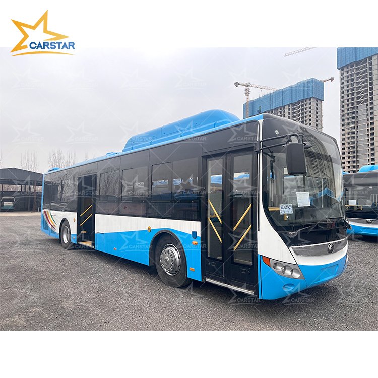 12m Luxury 38 Seats CNG City Bus CNG Transit Buses