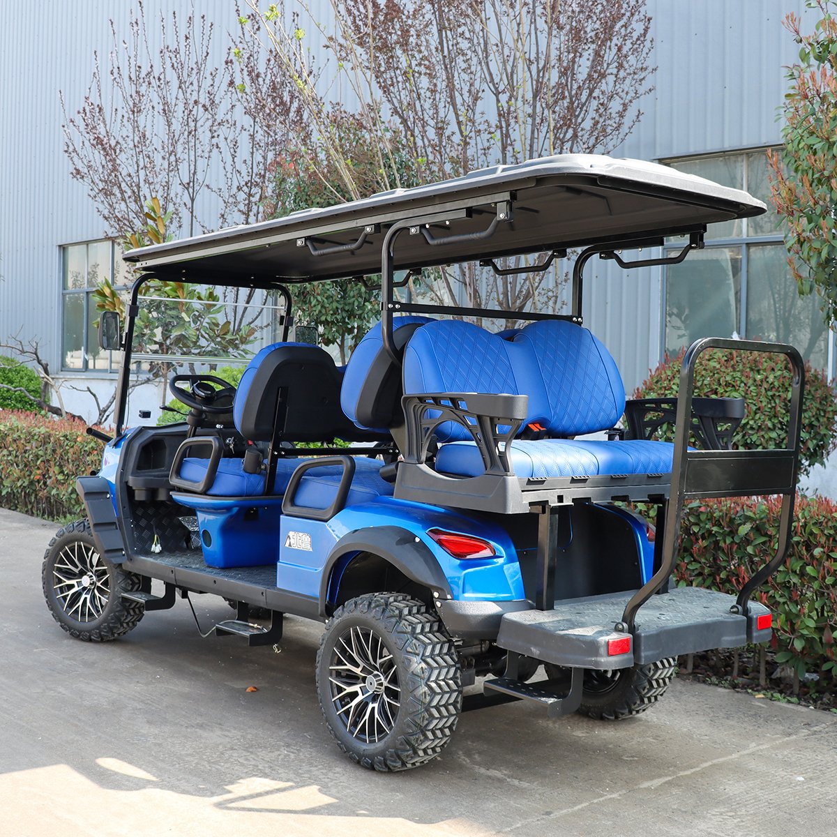 LUBEI Vehicle Manufacturer OEM/ODM 6-Seats 4000W 60V 4 Wheel Electric Mobility Scooter Electric Sightseeing Bus Car in China