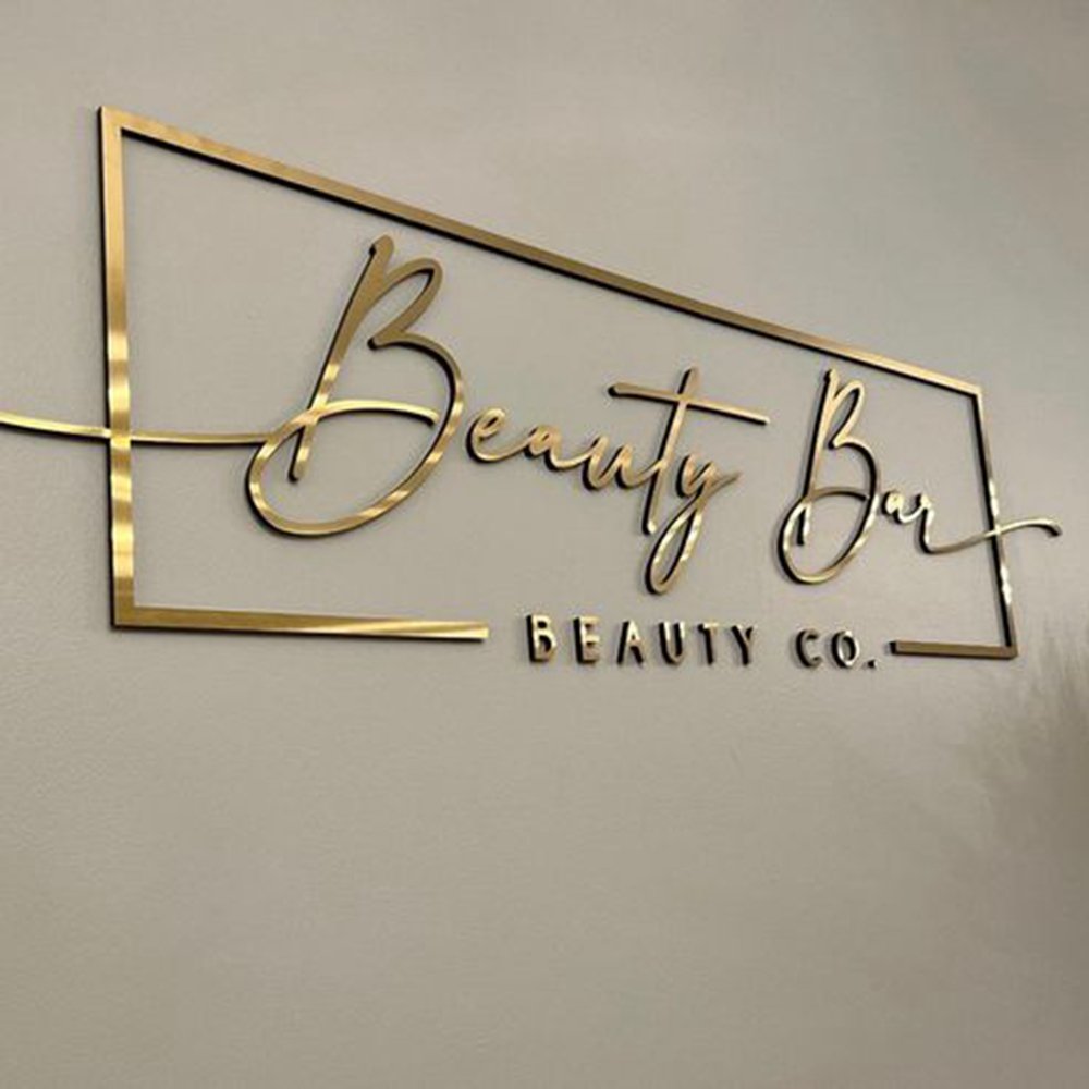 Winbo Metal Wall Letters Gold 3d Stainless Steel Signs Small Metal Backlit Letters Business logo Sign Channel Letter