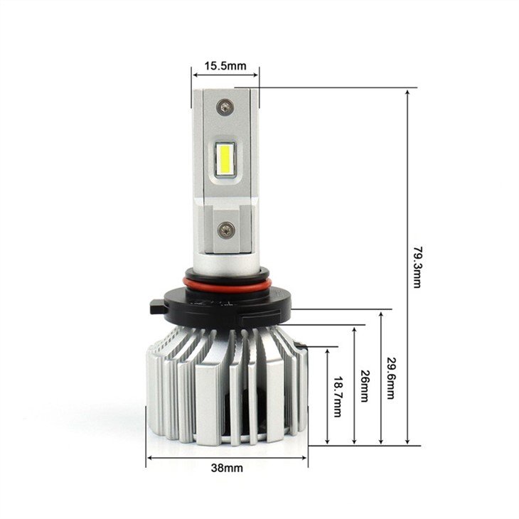 Auto Light H7 H11 H4 H13 Canbus LED Kit 12 Volts Cars Anti-Flicker LED Headlights 6500k Color Temperature 45W S Class SL F3