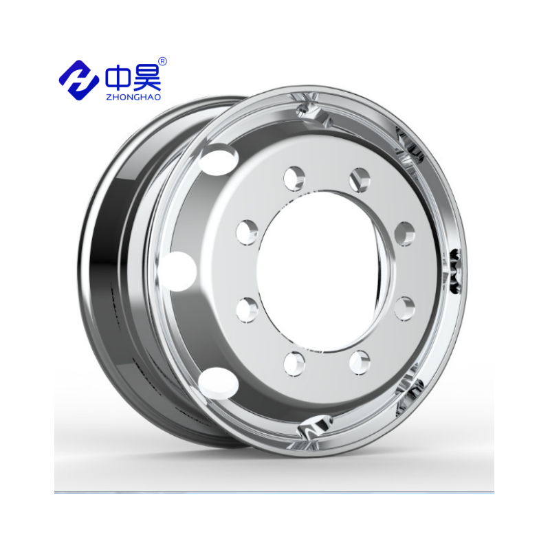 Manufacturer Wholesale Outstanding Quality 22.5*8.25 Chrome Plated Tubeless Steel Wheel Rims for Heavy Truck