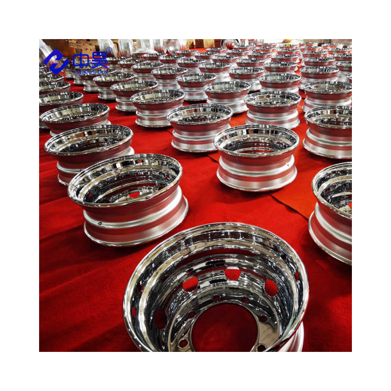 Manufacturer Wholesale Outstanding Quality 22.5*8.25 Chrome Plated Tubeless Steel Wheel Rims for Heavy Truck