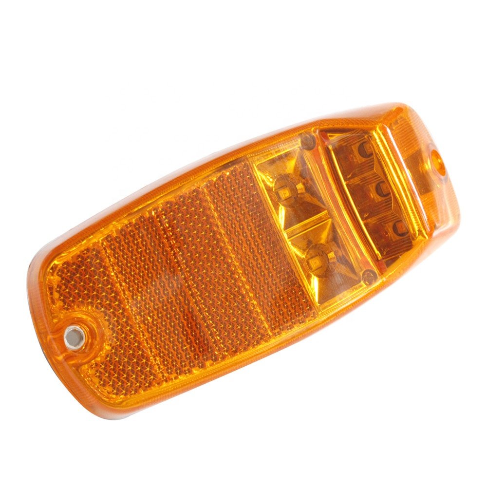 10-48v Multivoltage Rectamgular 5 Led Bus Side Turn signal Light for Marco Polo Bus