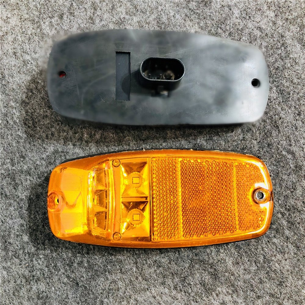 10-48v Multivoltage Rectamgular 5 Led Bus Side Turn signal Light for Marco Polo Bus